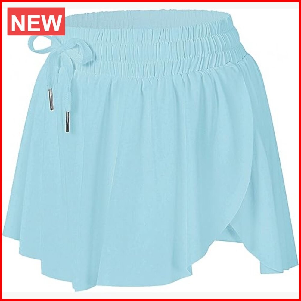 Nylon Spandex Athletic Shorts With Pockets For Workout Running